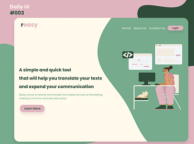 Daily UI #003 | Landing Page daily ui dailyui design landing page ui ui web ui website web design website website design website ui website ui design