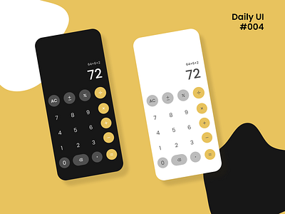 Daily UI #004| Calculator app app design calculator calculator mobile calculator ui daily ui dailyui design mobile mobile app design mobile ui ui