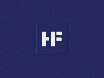HF Logo architect architecture army blue branding design development flat icon illustration logo military minimalist navy realestate typography usa