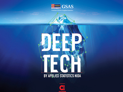 Deep Tech Event art direction key visual material design web responsive