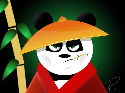 Pete Panda 3d illustration affinity designer illustration macaffinity panda vector art