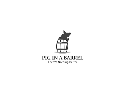 Logo Design for Pig In A Barrel brand identity design branding logo logo design