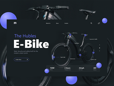 E-Bike ui designer