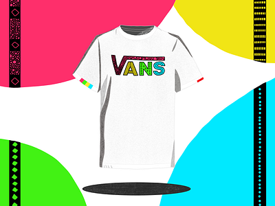 Vans T-Shirt Customization design editing fashion graphic illustration vans