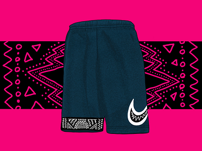 Nike “Spark Style” Collection: Shorts. abstract art artwork design fashion graphics illustration maori nike shorts style