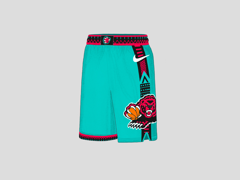 Vancouver Grizzlies Shorts by Matteo Polettini on Dribbble
