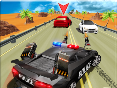 Police Highway Chase action game game art game asset game graphic game graphics icon render screenshot shooting game