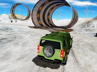 Racing In Prado Car 3d action game game art game graphic game graphics game hud icon render screenshot