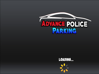 Modern Police Parking GUI car game car game gui game art game graphic game gui game hud interface parking game gui