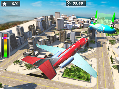 Airplane Flight Adventure action game airplane fighting games airplane simulator game art game asset game graphic game graphics game gui icon render screenshot