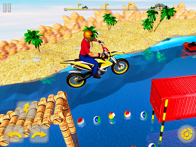 Bike Stunt Extreme Game Stunts Master 3D action game bike stunts game bikers game game art game graphic game graphics impossible bike track impossible track games racing render screenshot