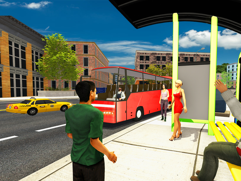 Play City Coach Bus Parking Adventure Simulator 2020