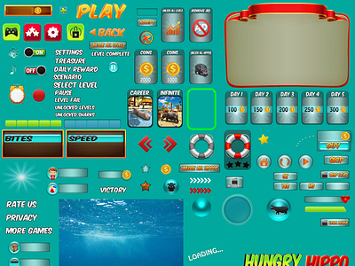 Angry Shark Attack Game designs, themes, templates and downloadable graphic  elements on Dribbble