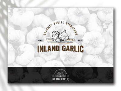 Inland Garlic Logo Design