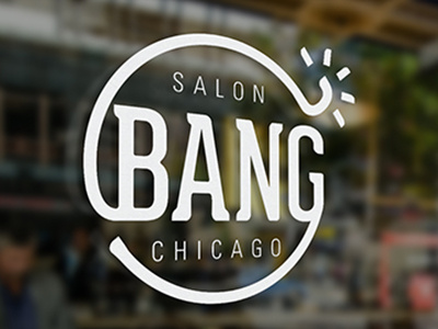 Bang Salon Logo branding logo