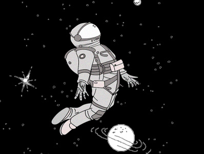 astronaut 2 art astronaut design galaxy illustration vector