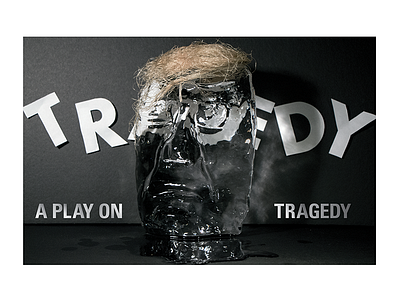 Trump's Global Warming carving cornhair experimental ice melting photography tragedy trump