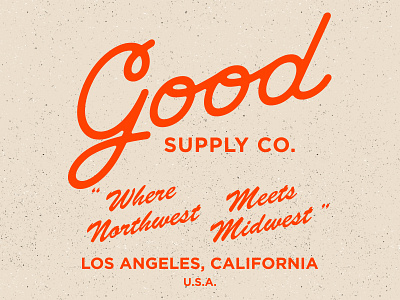 Good Shirt! blake mcdivitt blakemcdivitt california design good good supply co good supply company hand drawn illustration los angeles orange t shirt