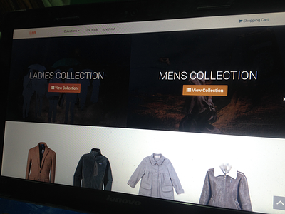 Clothing Template bootstrap clothing ecommerce shop template website