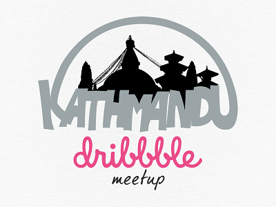 Kathmandu Dribbble Meetup dribbble dribbblektm kathmandu logo meetup nepal