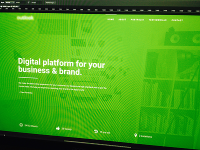 Digital Platform agency theme website