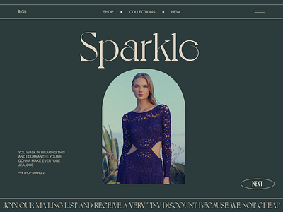 Luxury fashion brand branding ecommerce fashion luxury minimal ui web