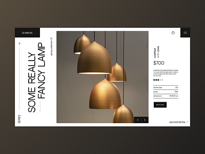 Luxury homeware ecommerce ecommerce shop fashion luxury minimal product typography ui web design