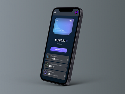 Credit Card App UI (Concept)