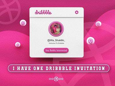 One Dribbble Invitation (OPENED) 3d animation 3dmodeing blender3d design dribbble dribbble best shot dribbble invitation dribbble invite dribbbleweeklywarmup follow me invite likeforlike pictures uiux webdesign welcome email welcome shot