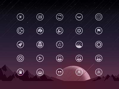 Pink Planet 2 app circle icon metro theme ufo universe windowsphone