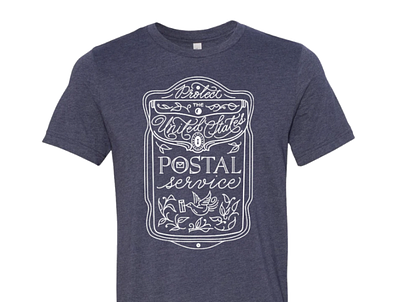 Protect the USPS, t-shirt calligraphic calligraphy design hand drawn hand lettering hand lettering handlettering lettering logo vector