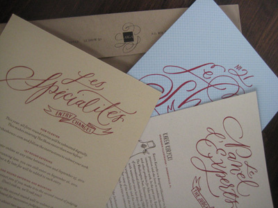 Le Show calligraphy hand lettering