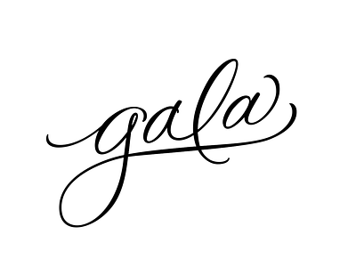 Gala lettering
