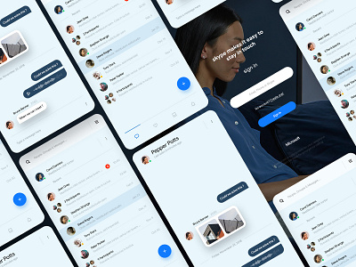 yet another redesign interface material minimal mobile ui