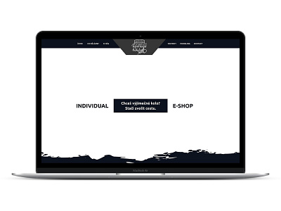 Website for custom made bicycles branding design onepage shop ux website