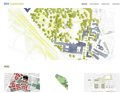 DEH-Landschaft adaptive design front end development interfacedesign landscape layoutdesign responsive design website