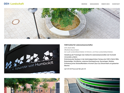 DEH-Landschaft adaptive design interfacedesign landscape responsive design website