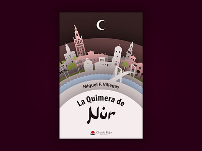 La Quimera de Nur book cover editorial design sevilla