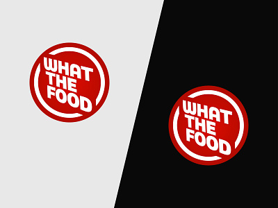 What The Food avatar branding entertainment gastronomy logo sans serif youtube channel