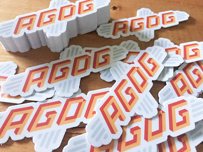 AGDG Stickers agdg albuquerque branding logo sticker