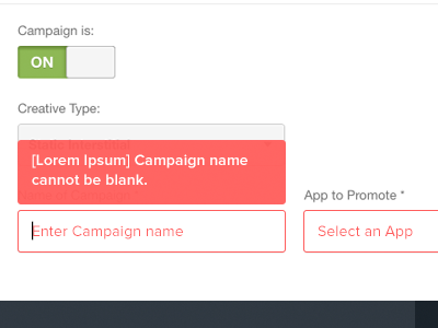 Form Validation (WIP) dashboard forms ui ux validation