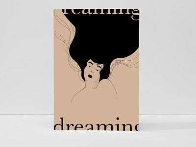 dreaming design flat girl illustration illustration illustrator