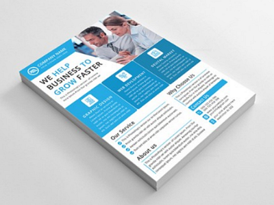 Corporate Flyer - Business Flyer - Flyer Design a4 handout marketing modern flyer newspaper poster professional psd corporate flyer advertising agency business business flyer clean company corporate creative leaflet product flyer service