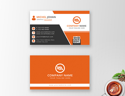 Corporate Business Card - Stationery design - Branding design brand branding business card business creative cleen corporate creative card design identity modern card name card name card design new business card parsonal nard professional professional business card simple template unique