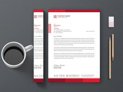 Corporate Letterhead Design - Stationery Design