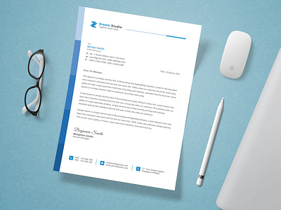 Modern Letterhead Design  - Stationery Design