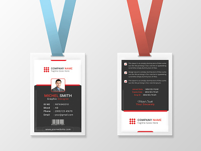 Business ID Card Design branding design cards cfree id card template clients company corporate identity id id badge printing service id badges template id business card id card design id card template id cards samples id kit international id card job logo namecard design national id card usa office