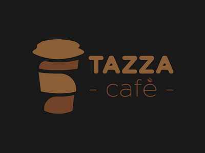 TAZZA CAFE LOGO DESIGN logo logodesign cafe tazza