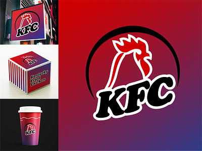 KFC ReBrand branding design dribbble dribbbleweeklywarmup icon logo weekly warm-up
