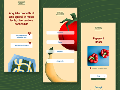 Farmer Market APP app design dribbble graphic design illustration ui ui design ux design vector